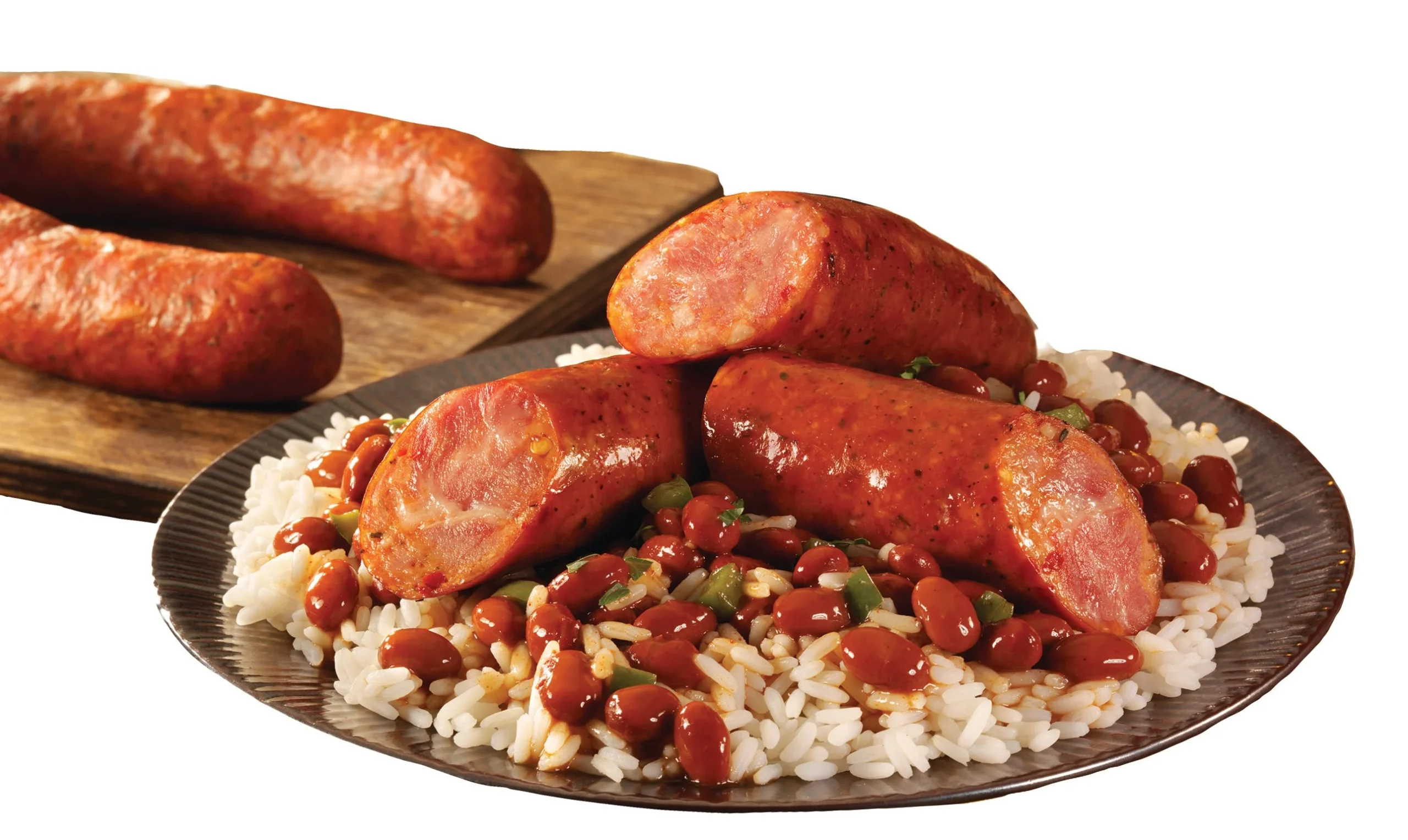 Leons Sausage Rope Sausage Smoked Andouillepork 5 Pound Packs - 2 Per Case.