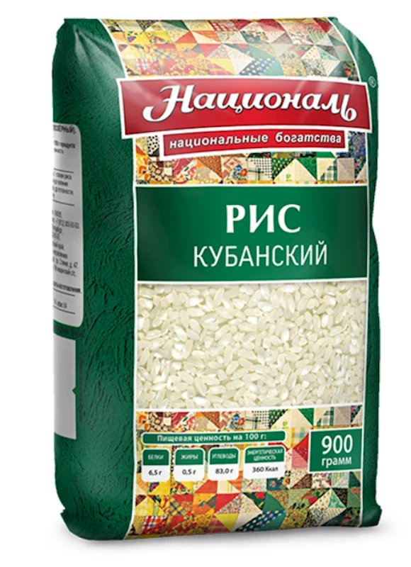 Natsional Angstrem Rice, Kubanskiy Round 900g/12pack