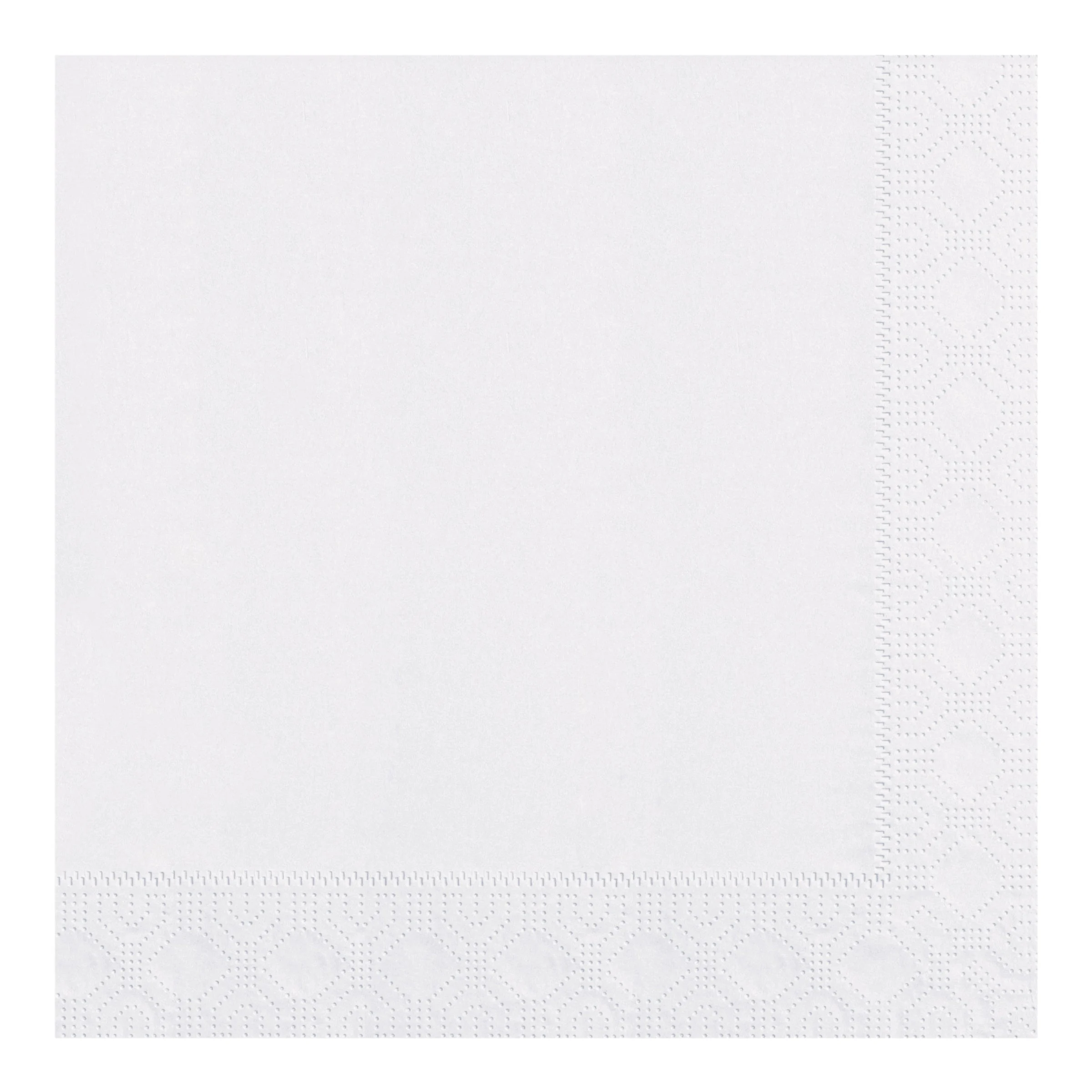 Napkin Dinner White 17X17 3 Ply 1/4 Fold Paper