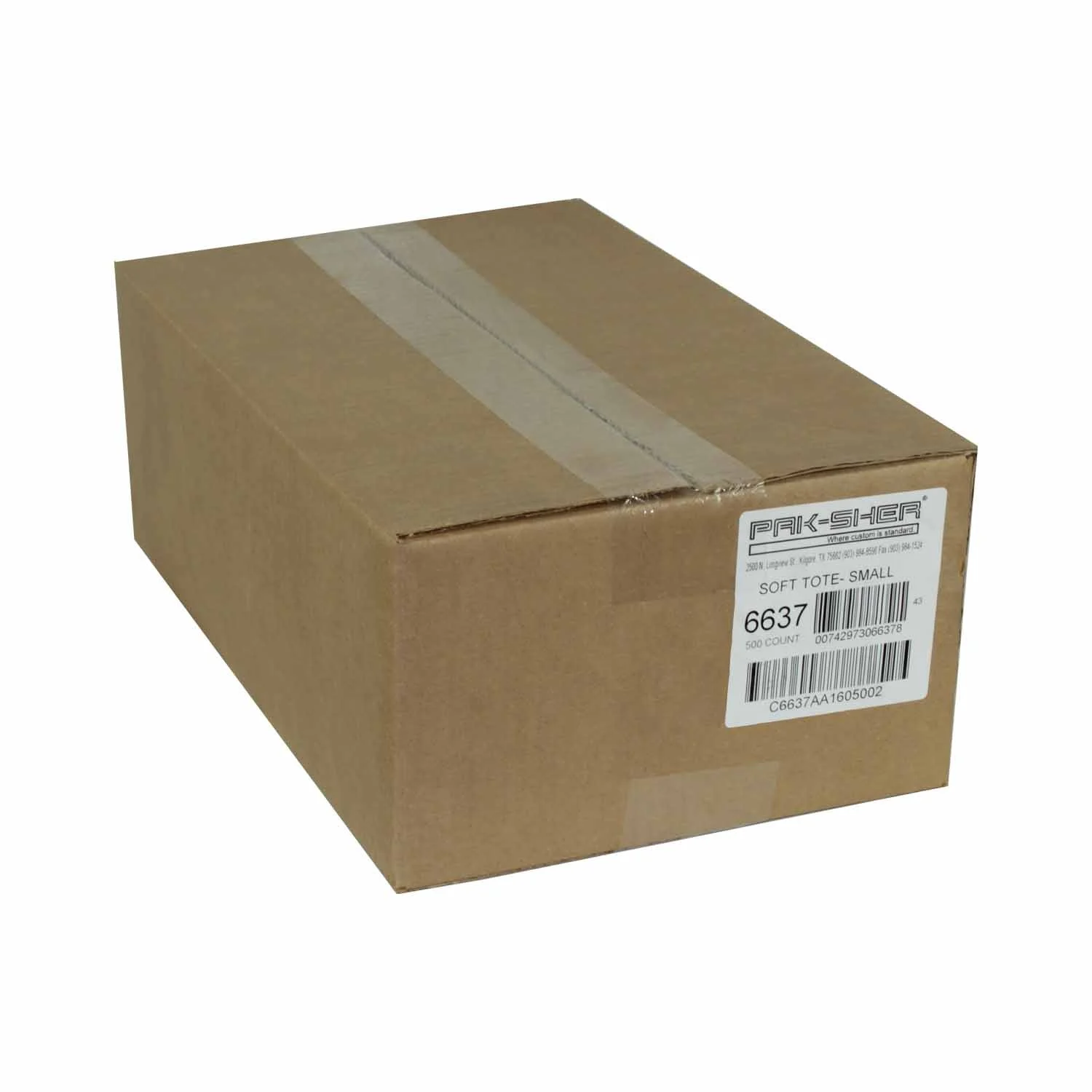 Pak-Sher 19 Inch X 19 Inch X 9.5 Inch Soft White Tote Bag 1 - 500 Ea