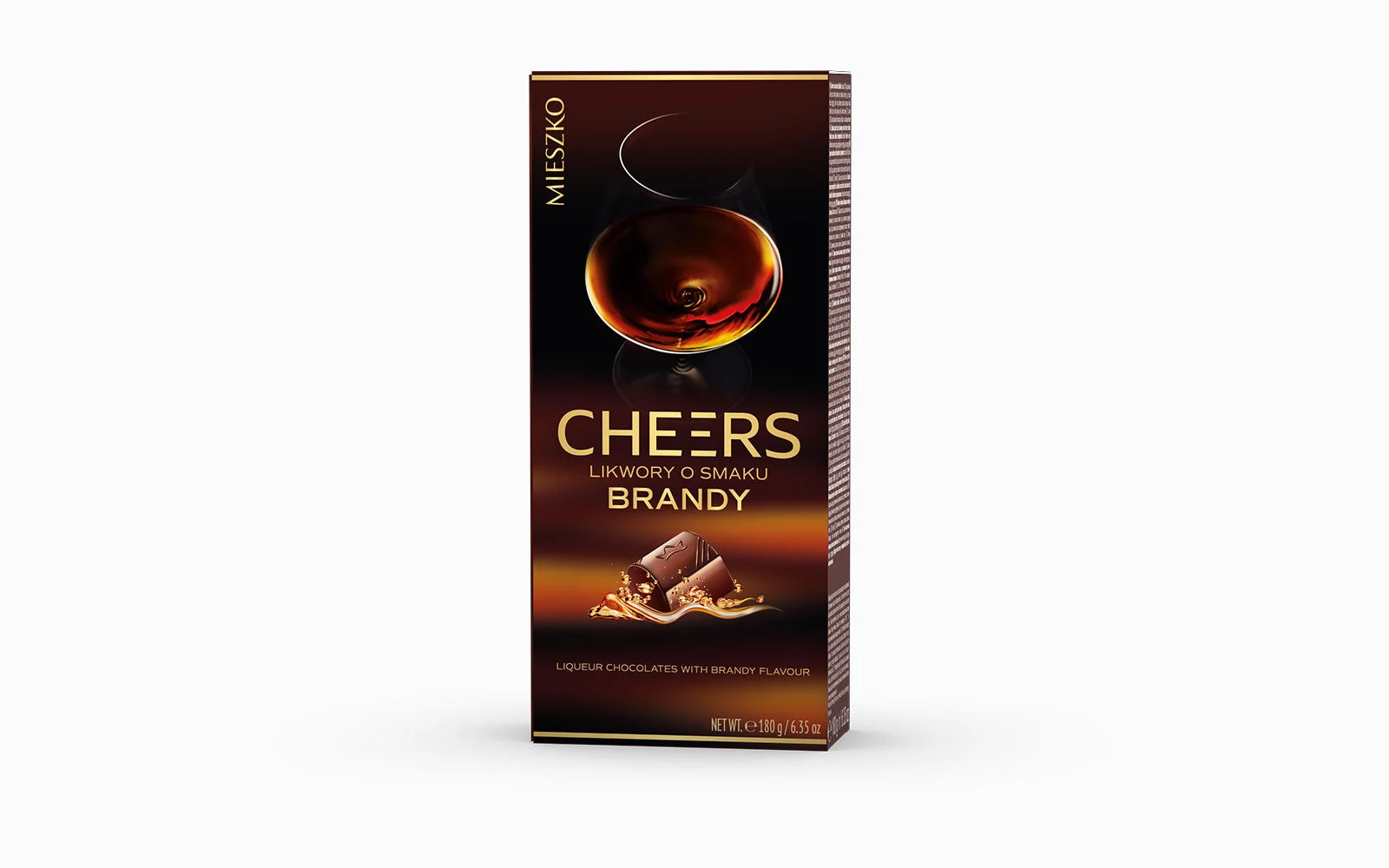 MIESZKO Cheers Candy with Brandy Liqueur 180g/12pack