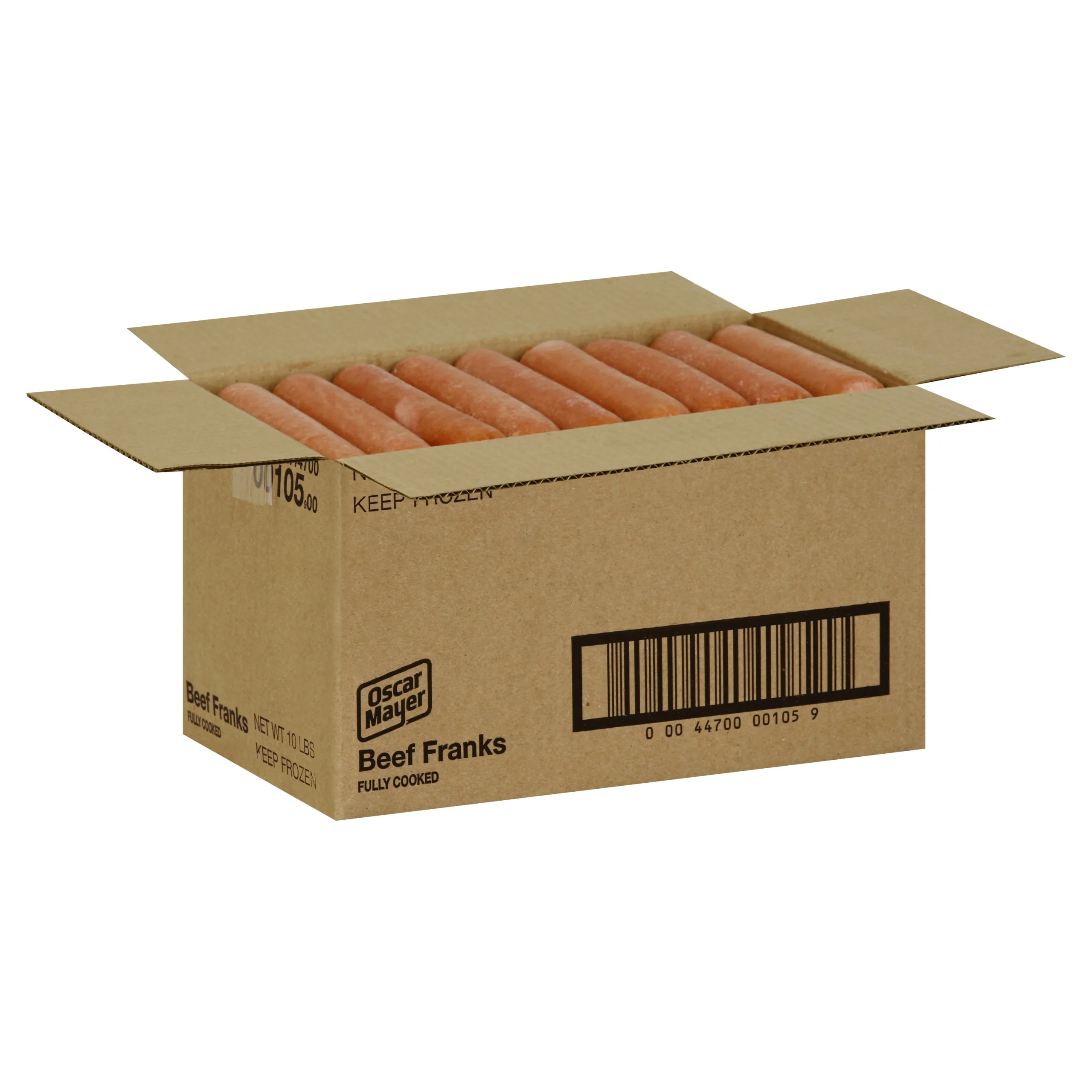 OSCAR MAYER Beef Frank (4:1 6.5 Inch 10 lb. Case)