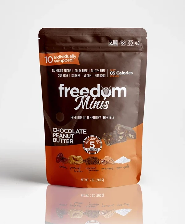 Freedom Bar Chocolate Peanut Butter Minis 7oz