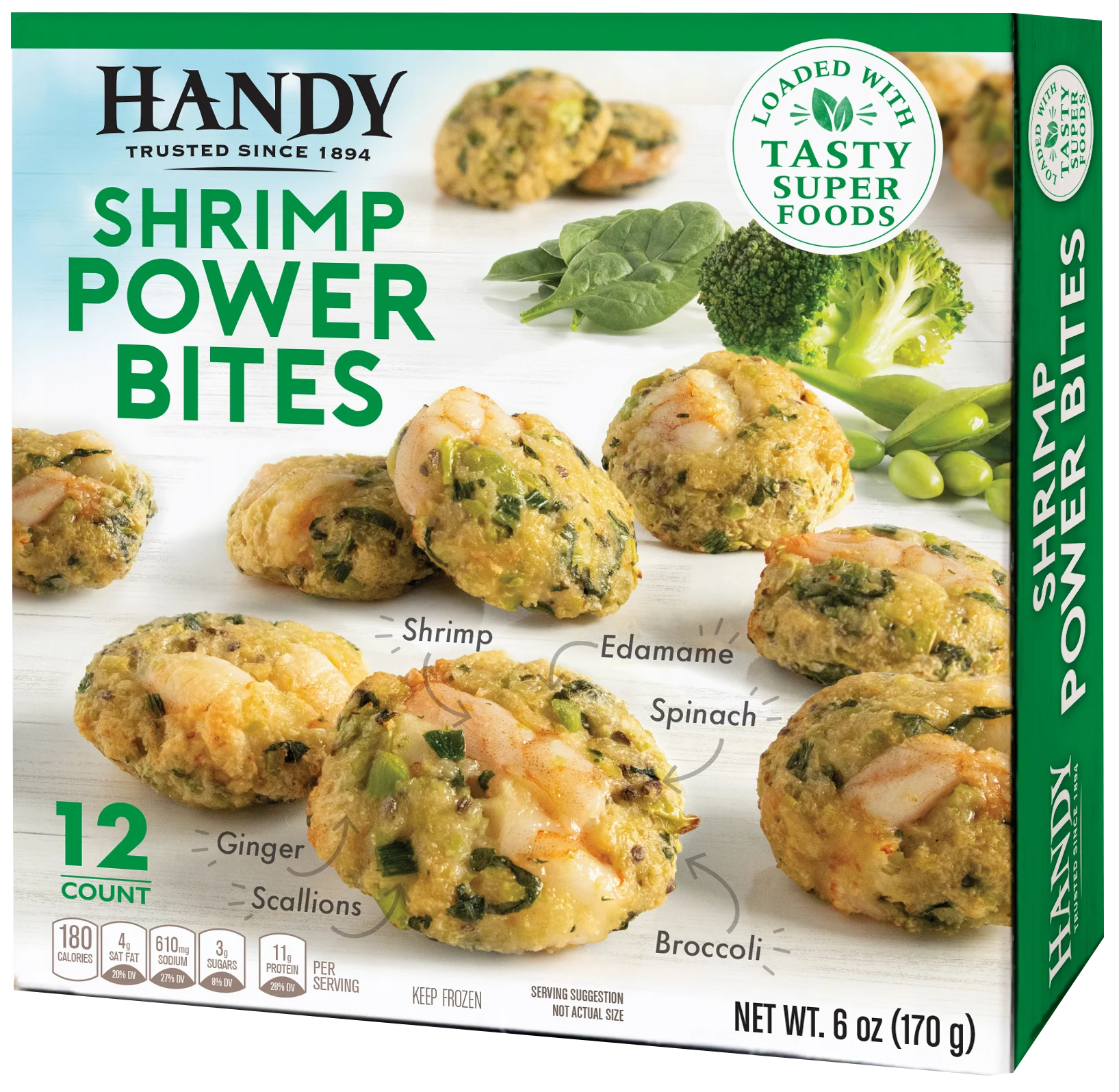 Handy Shrimp Power Bites Are Loaded With Protein And Nutrients They Contain Positive Heal 24 Count Packs - 1 Per Case.