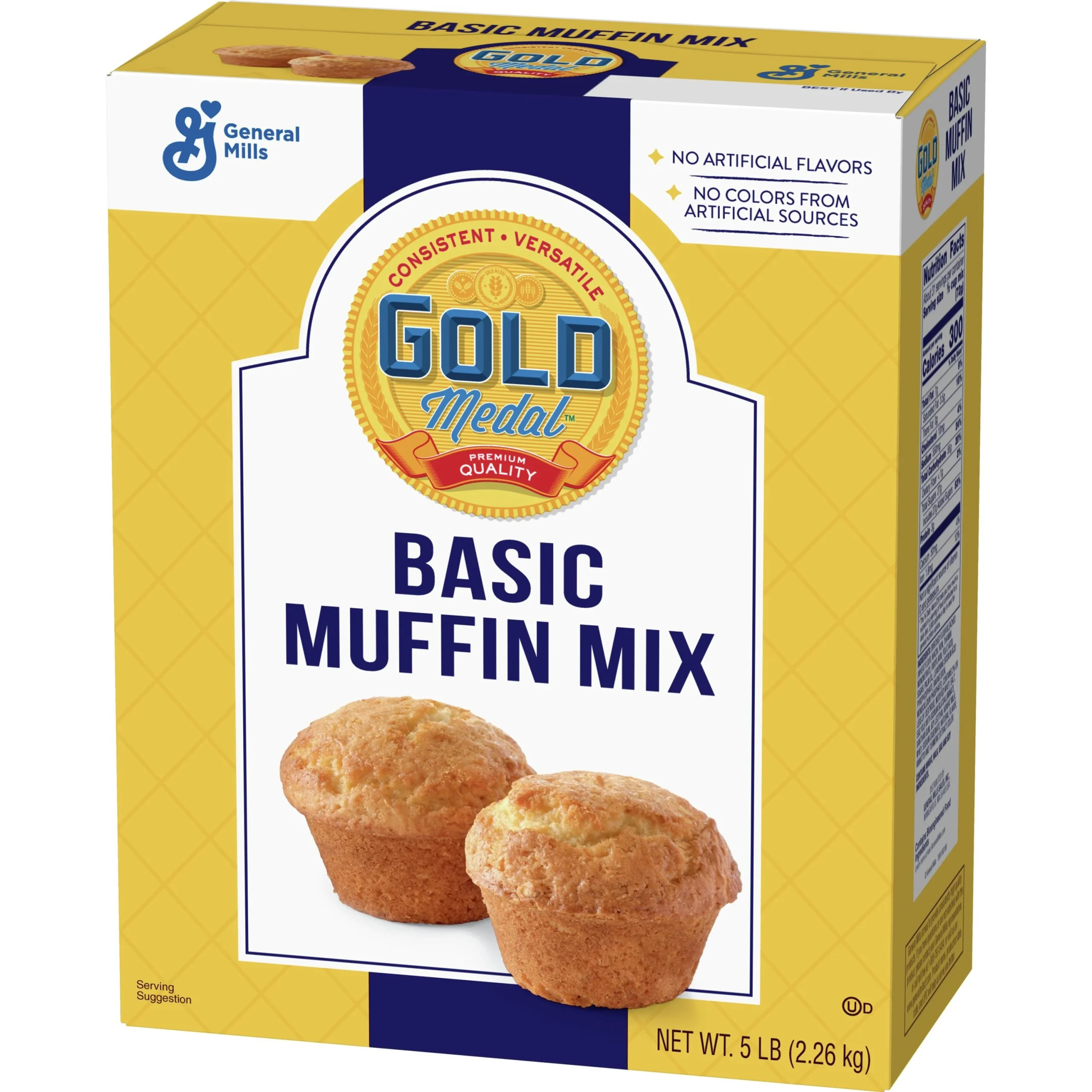 Gold Medal Muffin Mix Basic 5 Pound Each - 6 Per Case.
