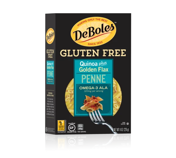 De Boles Quinoa / Golden Flax Penne Pasta