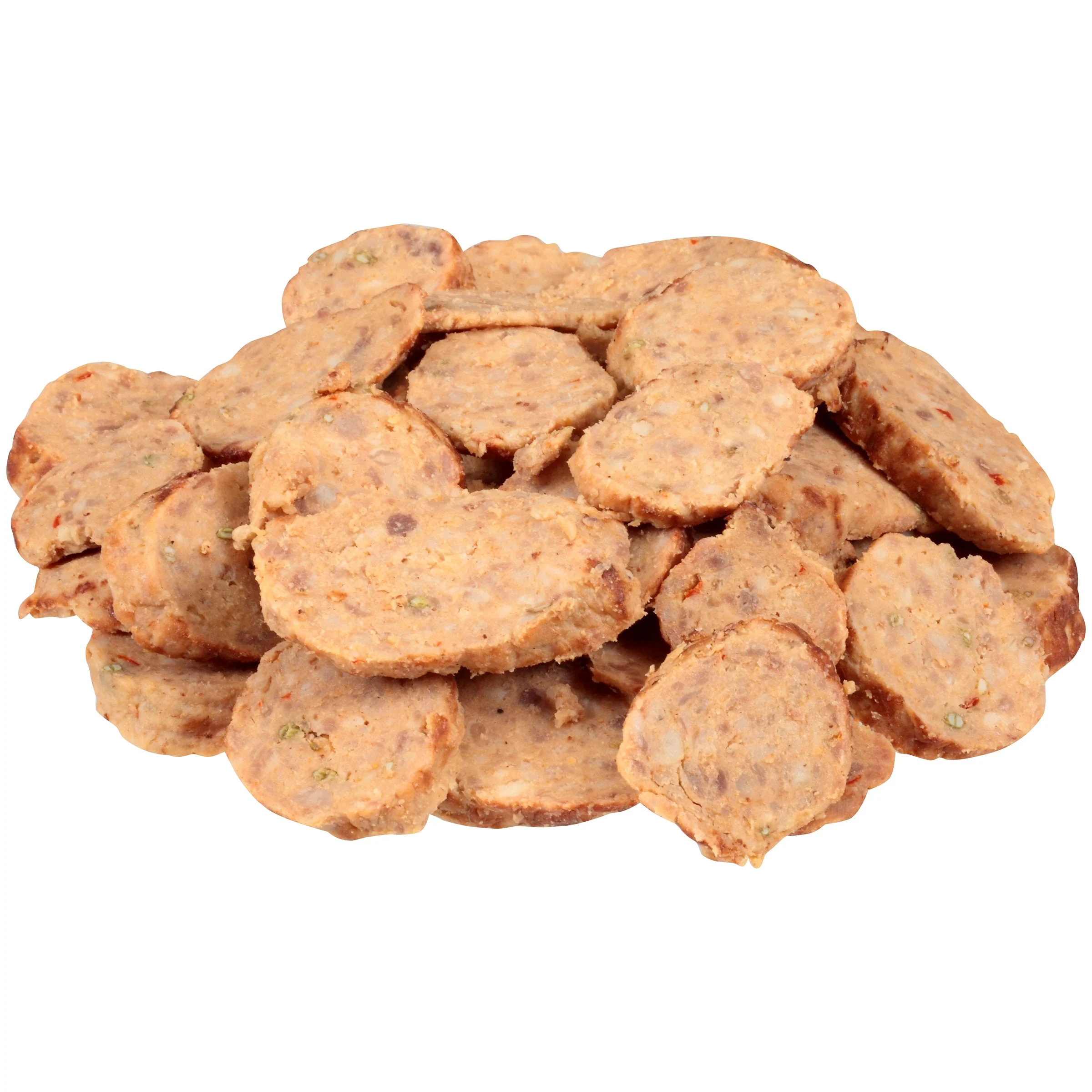 Johnsonville Cooked Skinless Italian Pork Sausage 4 Inch  Bias Slices Food 5 Pound Each - 2 Per Case.