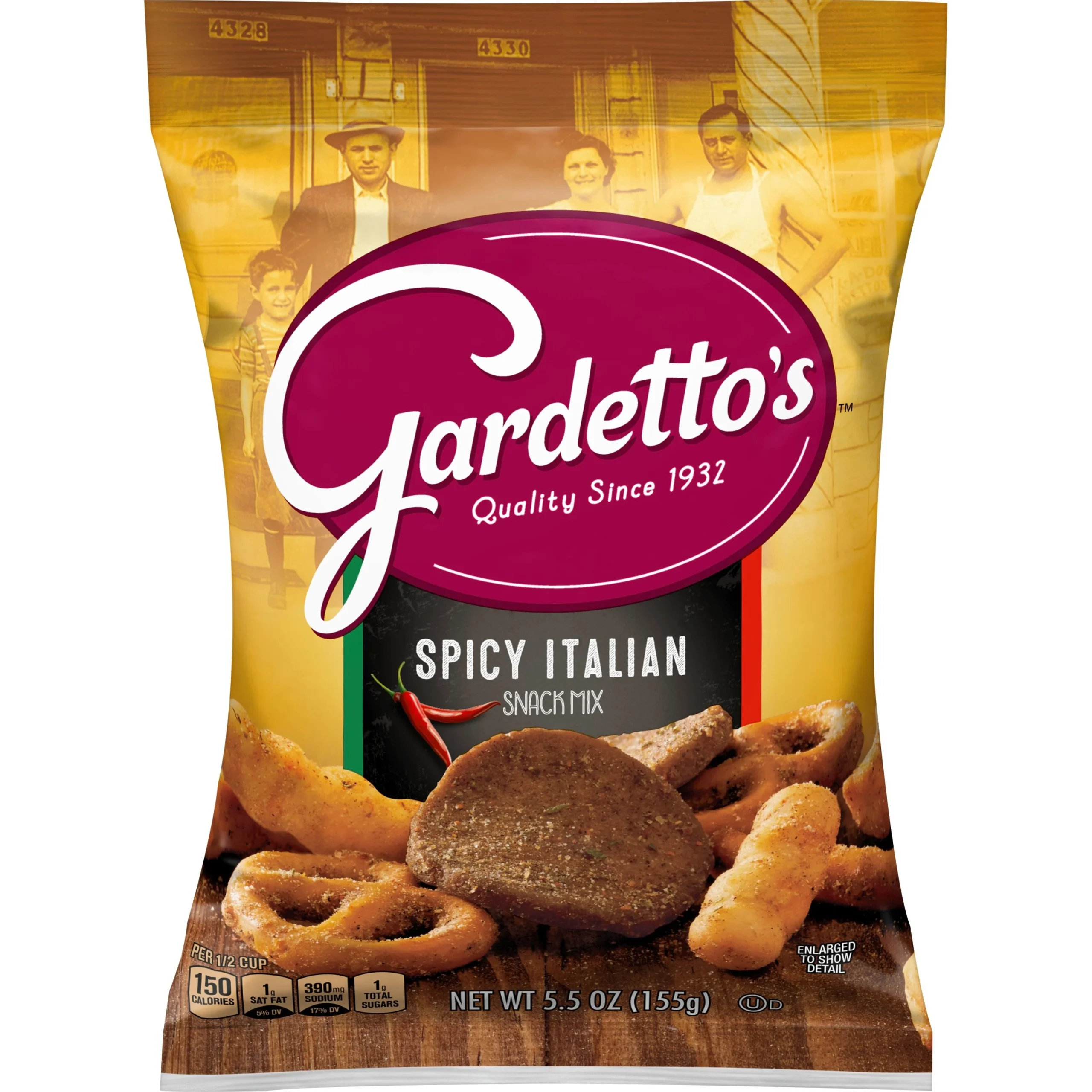 Gardetto's Snack Mix Spicy Italian 5.5 Ounce Size - 7 Per Case.