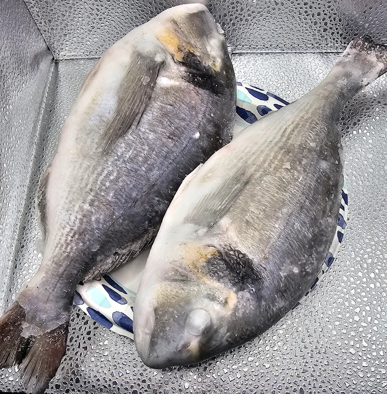 3 PESKARYA Dried Salted Wild Caspian Bream (Leshch) 5lbs (13pcs)