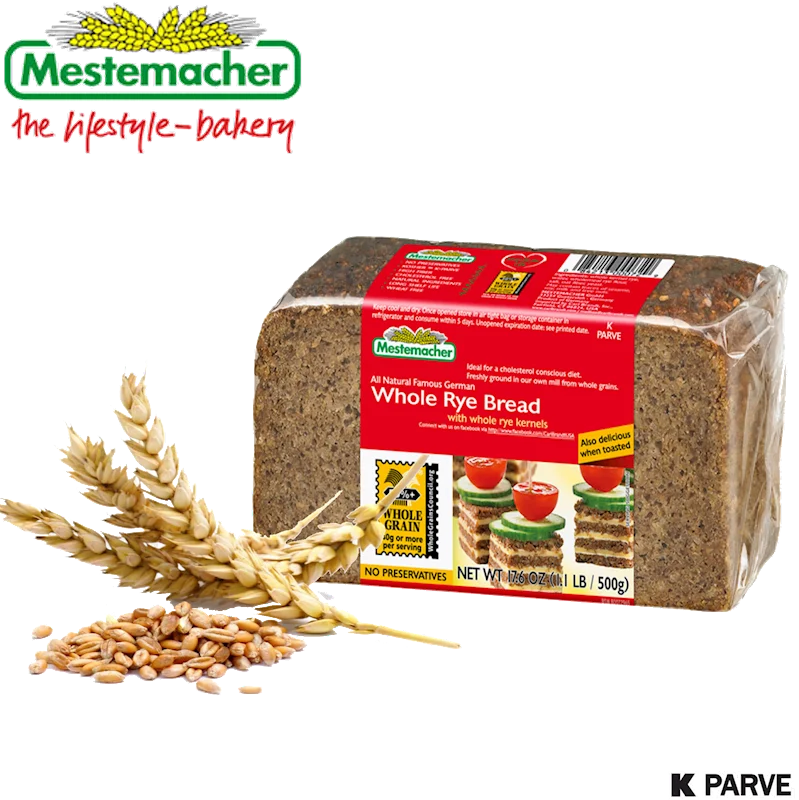 MESTEMACHER Whole Rye Bread 500g/12pack