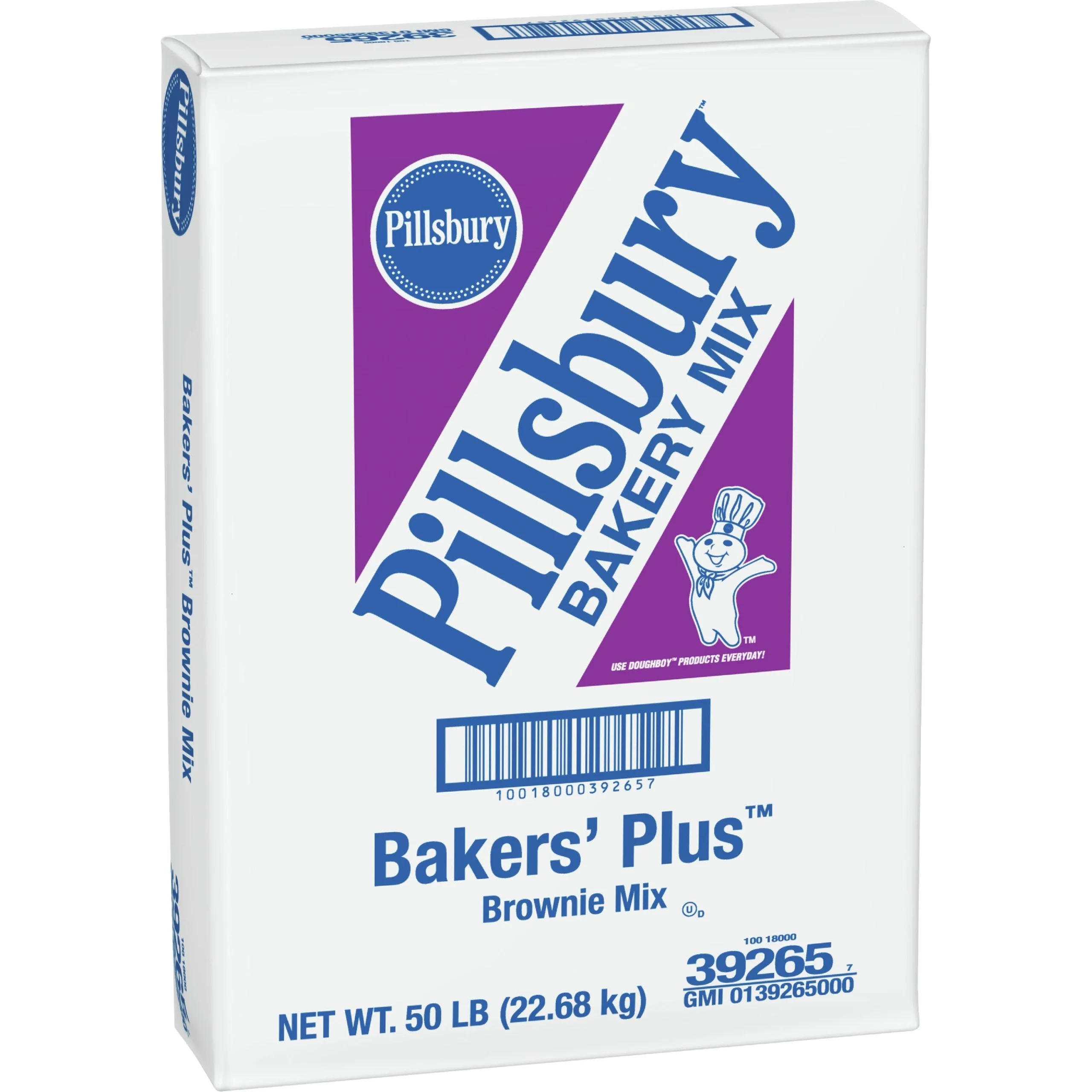 Pillsbury Bakers' Plus Brownie Mix 50 Pound Each - 1 Per Case.