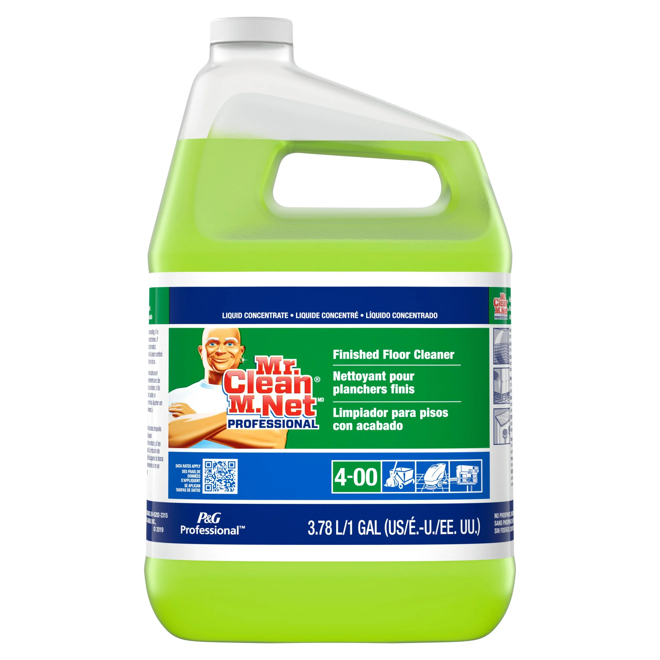 Mr Clean Professional Finished Floor Cleanerconcentrate Closed Loop 4-00 3/1 Gal