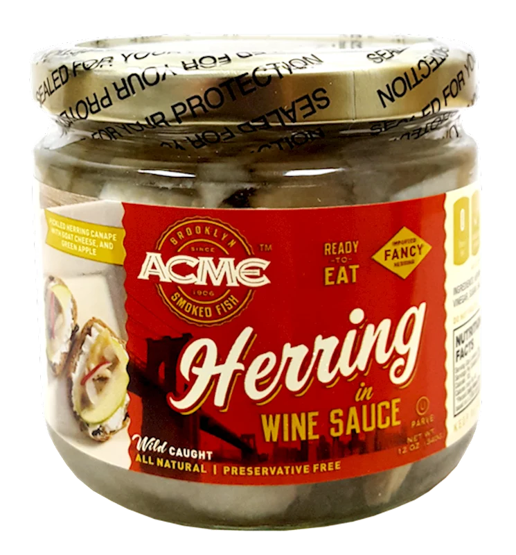 ACME Herring In Wine Sauce 340g/12pack
