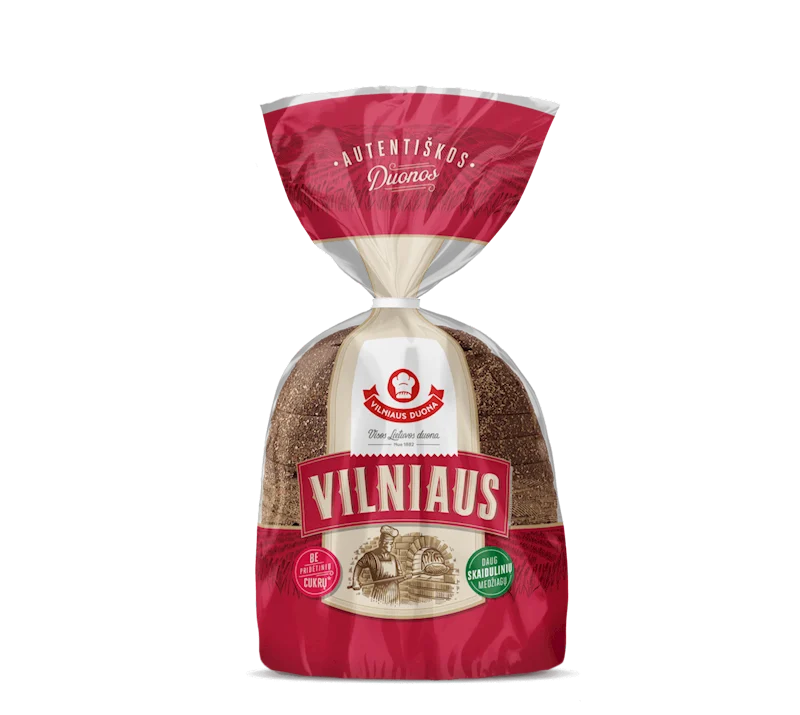 VILNIAUS DUONA Vilniaus Dark Rye Bread 1500g/2pack