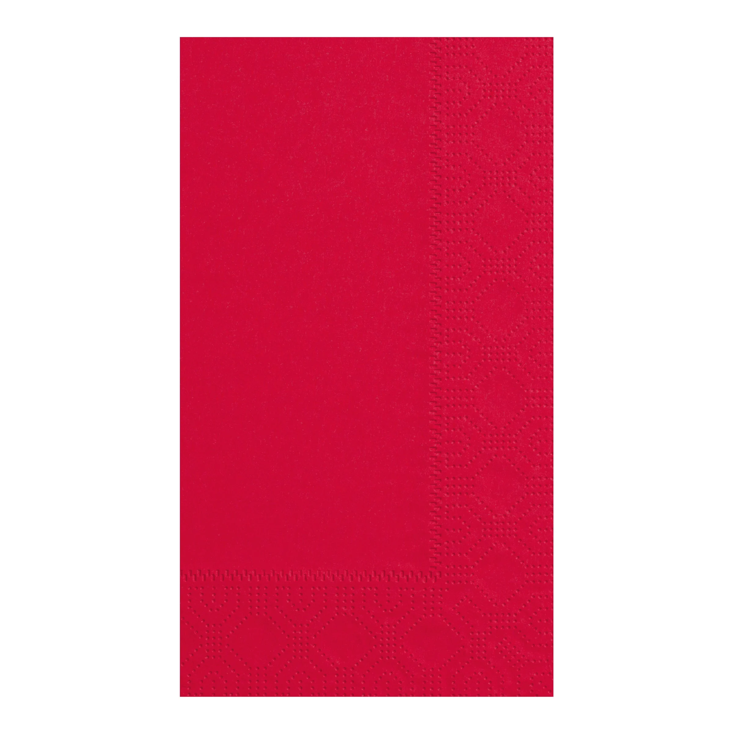 Napkin Dinner Red 15X17 2 Ply 1/8 Fold Paper