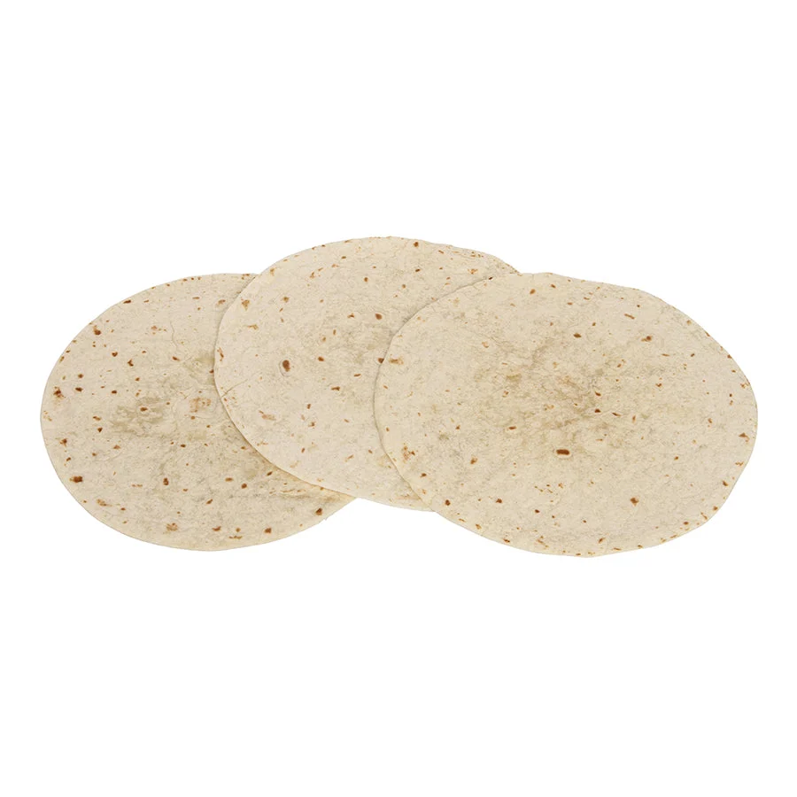 Mission 8 Inch Heat Pressed Flour Tortillas 12 Count Packs - 24 Per Case.