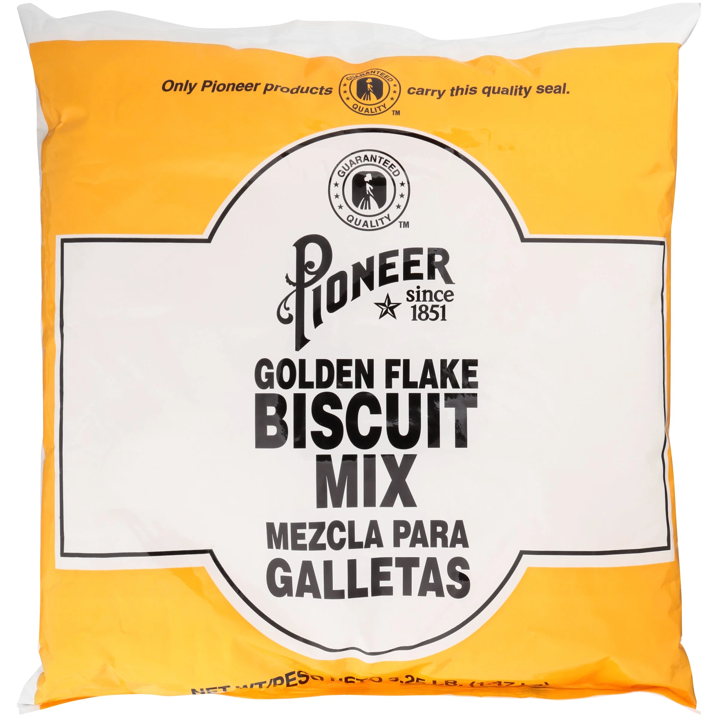 Pioneer Golden Flake Biscuit Mix 3.25 Pound Each - 6 Per Case.