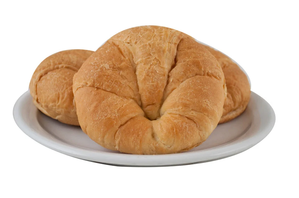 Pillsbury Baked Croissant Plain Curved Sliced 3 Ounce Size - 4 Per Case.