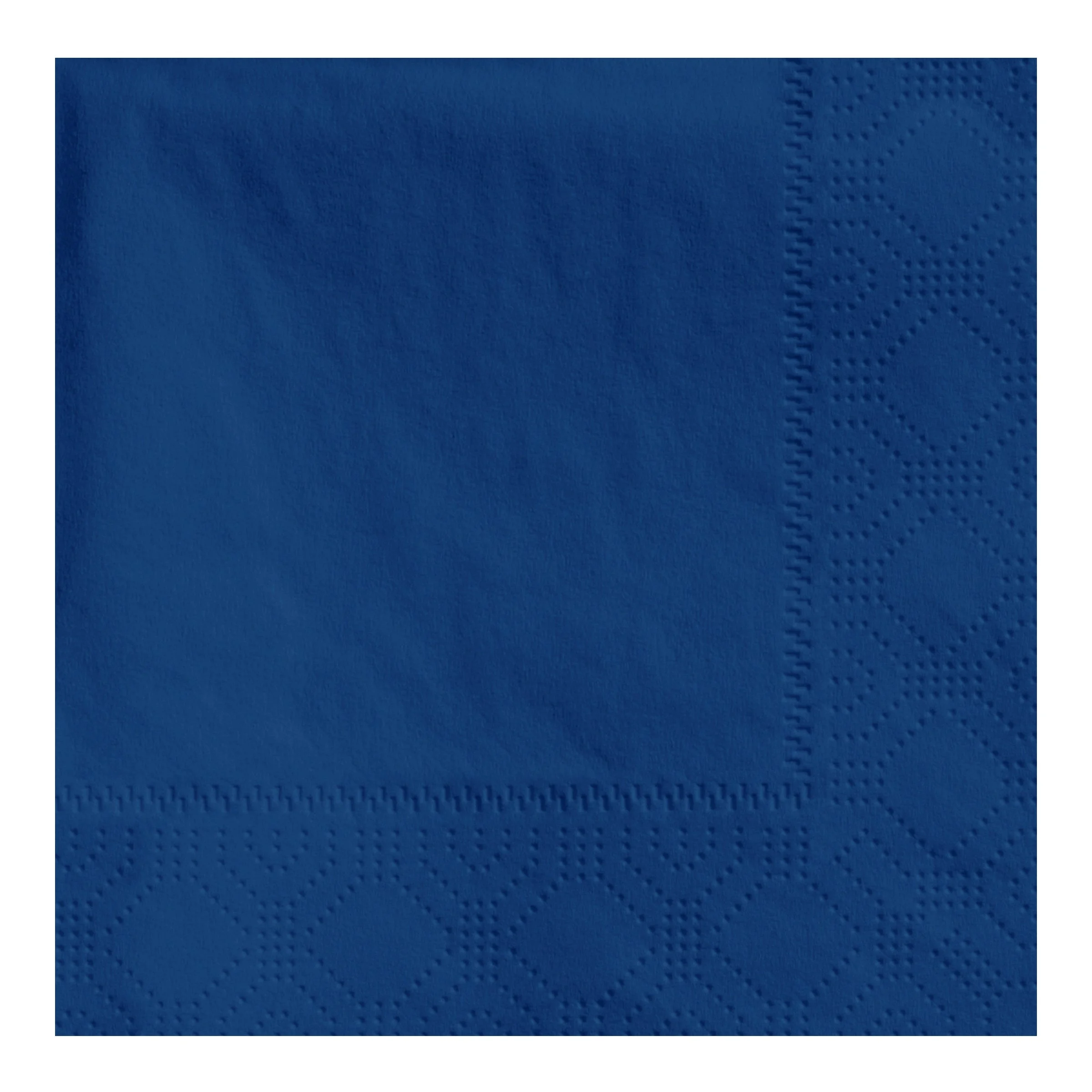 Napkin Beverage Navy 9.5 X 9.5 2 Ply 1/4 Fold