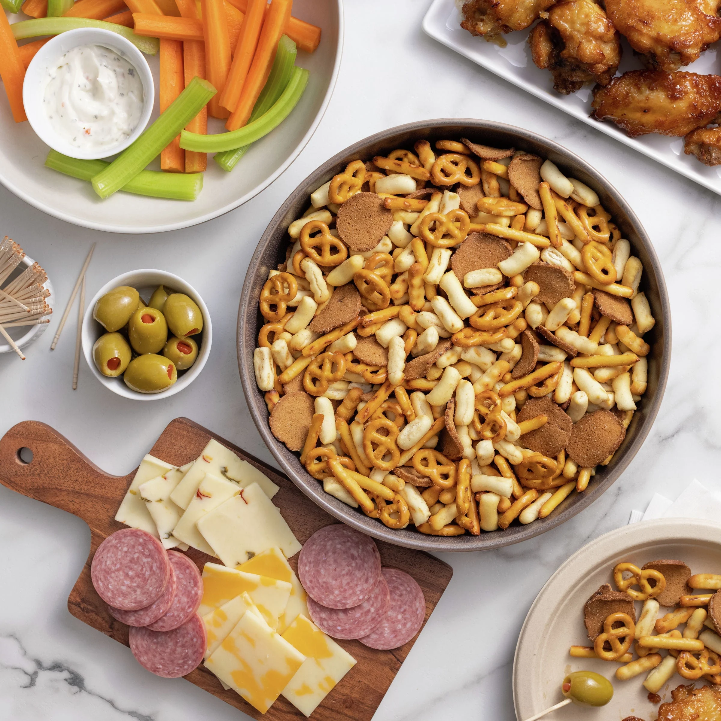 Gardetto's Snack Mix Bulk Original 10 Pound Each - 1 Per Case.