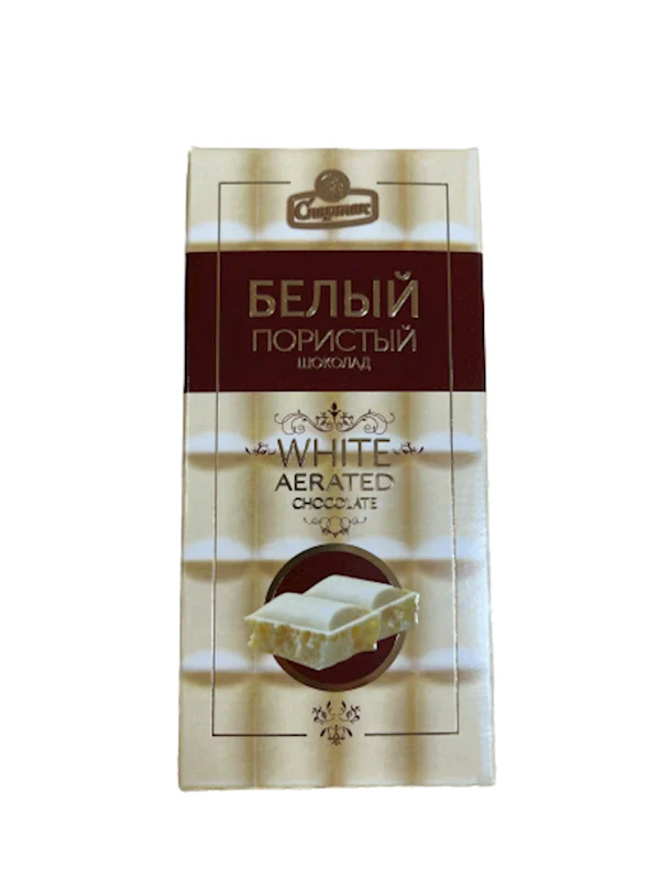 SPARTAK Aerated White Chocolate Bar 70g/13pack