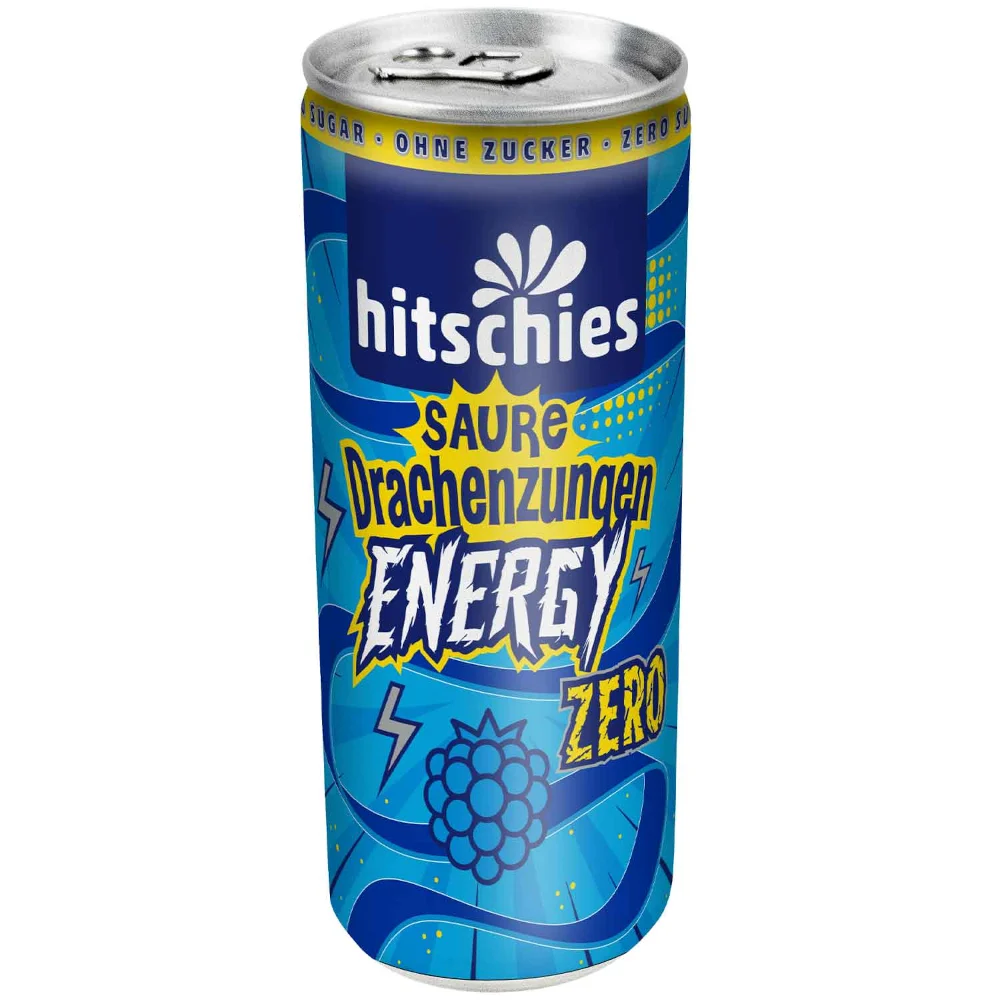 hitschies Saure Drachenzungen Energy Drink Zero 250ml / 8.45 fl. oz.