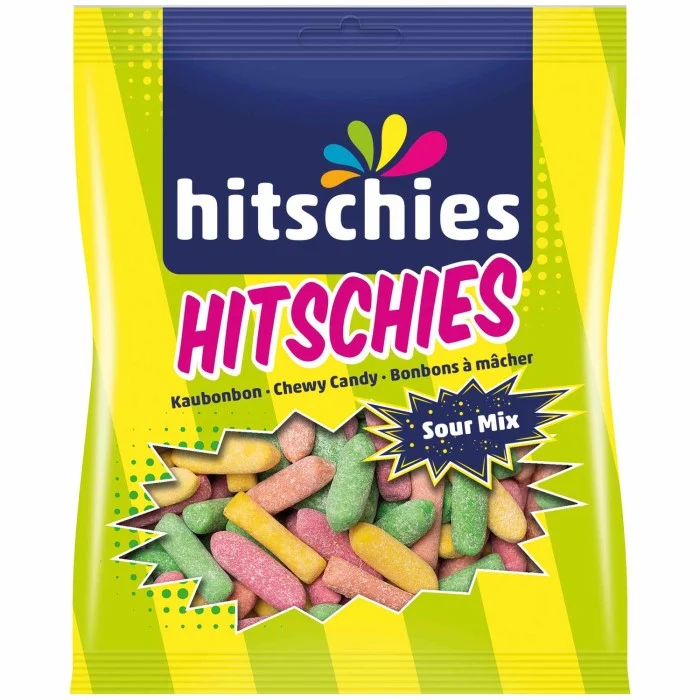 hitschies Fruchtige Kaubonbons Saurer Mix 140g / 4.93 oz