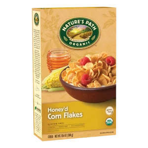 Natures Path Organic Honey'D Corn Flakes