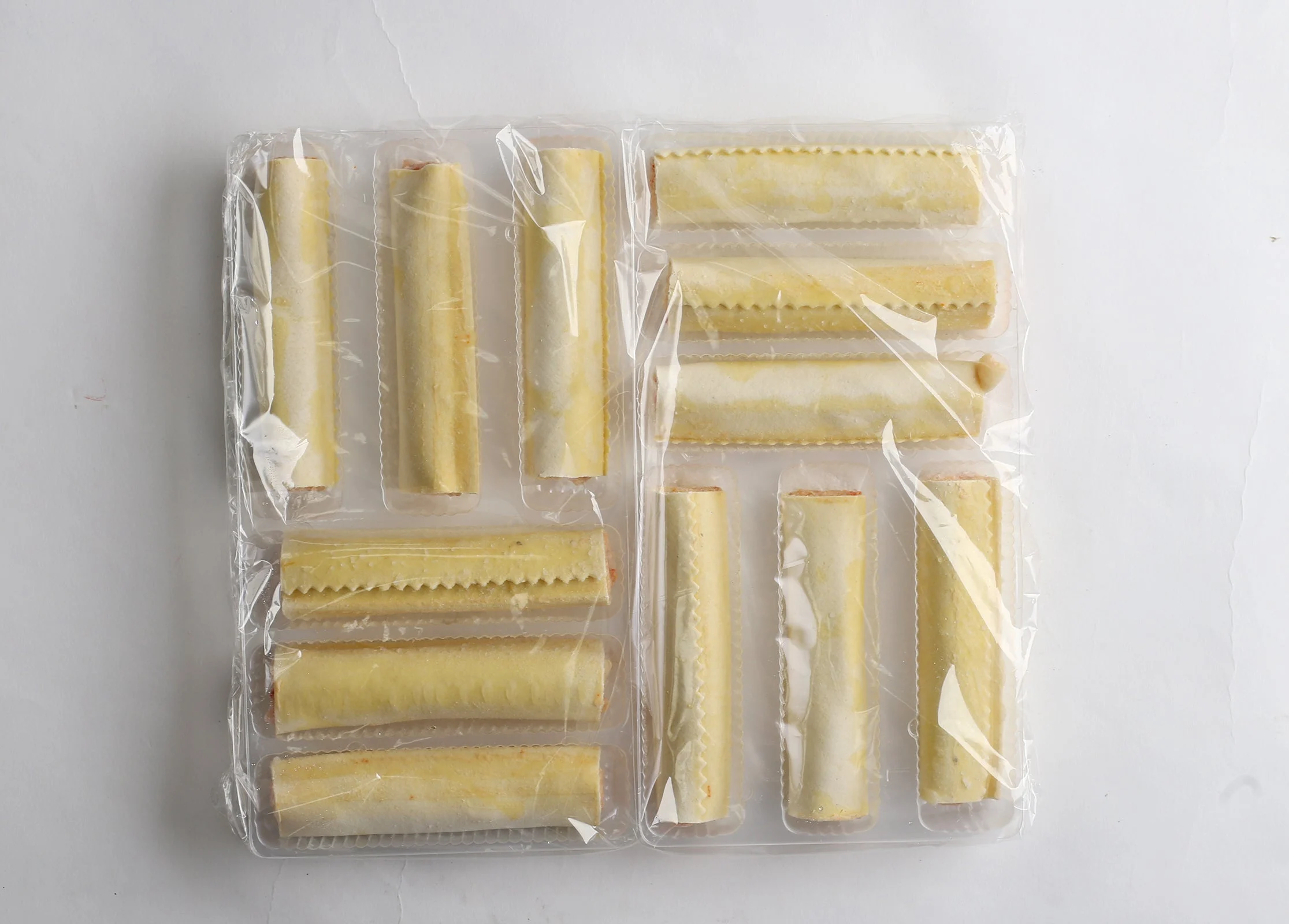Louisa Foods Lobster Shrimp & Scallop Cannelloni 3 Ounce Size - 36 Per Case.