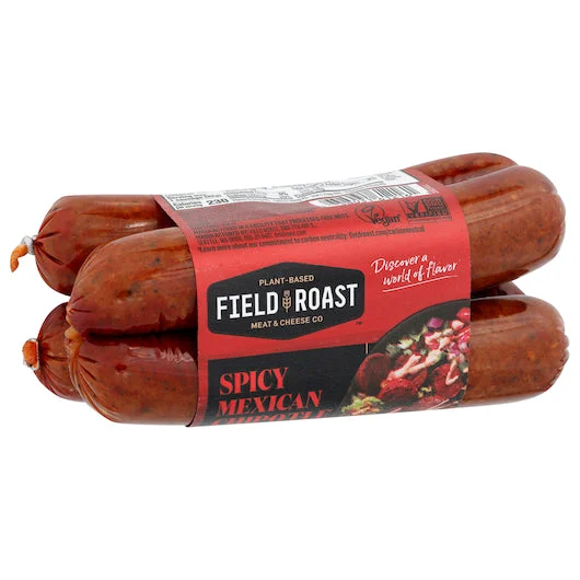 Field Roast Mexican Chipotle Sausage 12.95 Ounce Size - 12 Per Case.