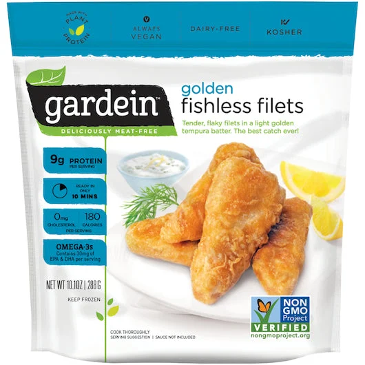 Gardein Fishless Fillet 10.1 Ounce Size - 8 Per Case.
