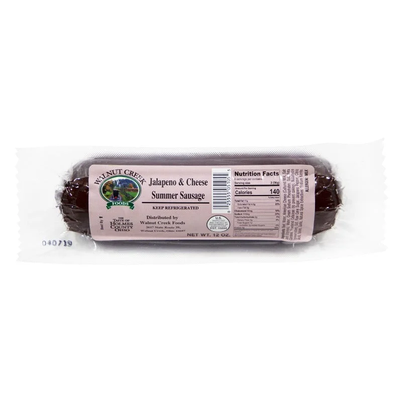 Jalapeño & Cheese Summer Sausage