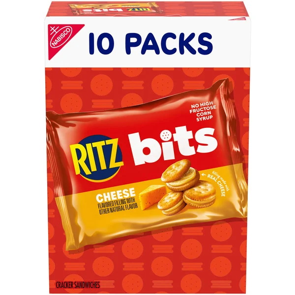 Ritz Bits Cheese Cracker Sandwiches Snack Packs
