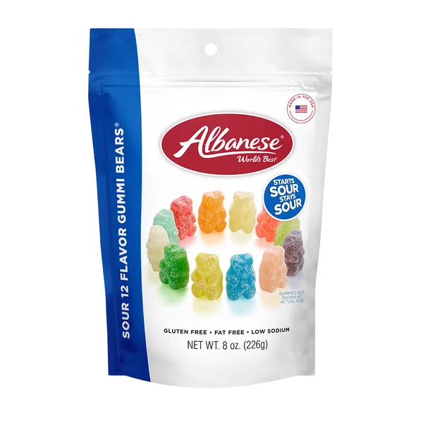 Albanese Sour 12 Flavor Gummi Bears
