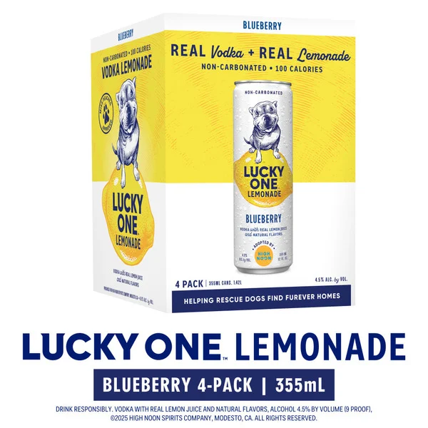 Lucky One Vodka Lemonade Blueberry 4 Pack