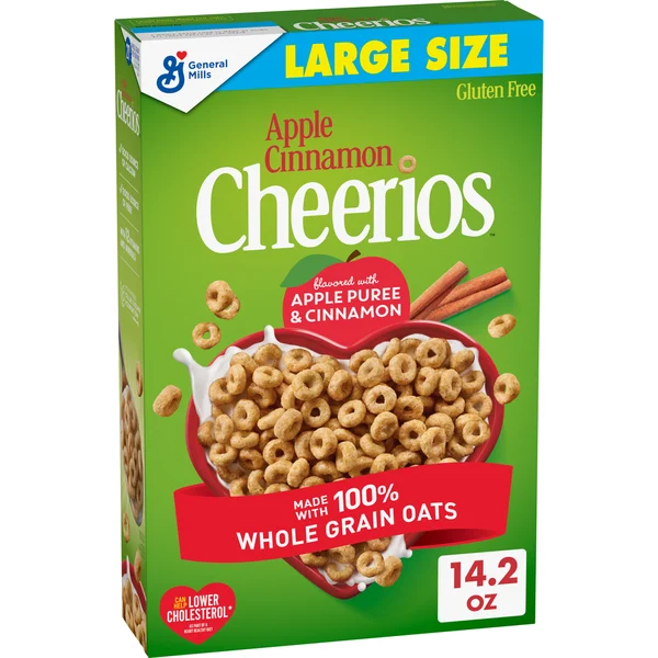 General Mills Apple Cinnamon Cheerios Large Size Cereal