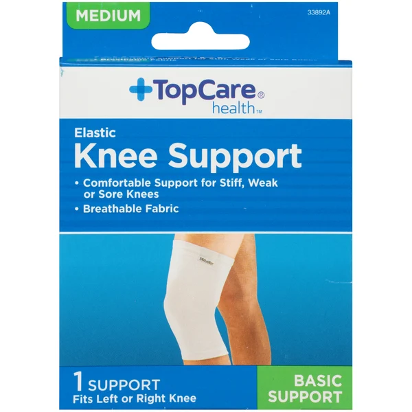 TopCare Medium Basic Elastic Fits Left Or Right Knee Support