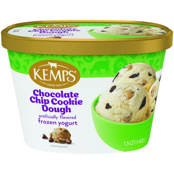 Kemps Chocolate Chip Cookie Dough Frozen Yogurt