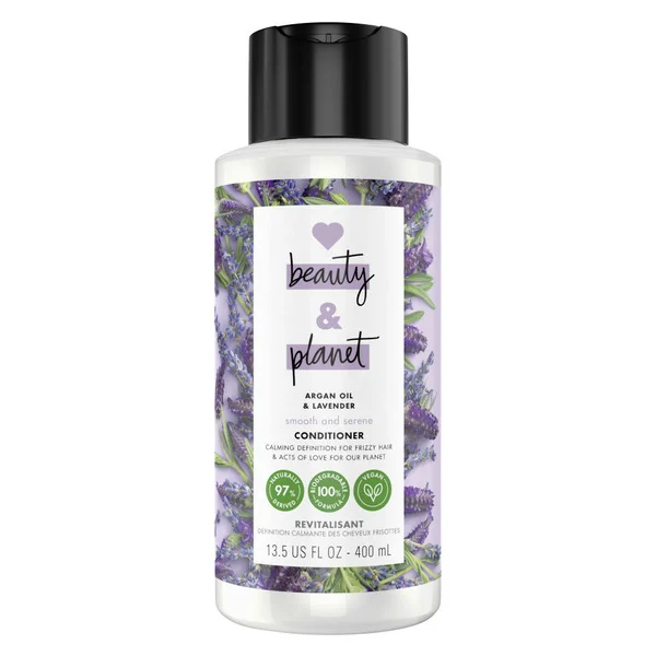 Love Beauty and Planet Smooth & Serene 100% Biodegradable Conditioner Argan Oil & Lavender