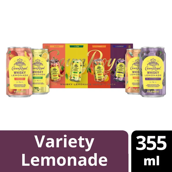 Crown Royal Whisky Lemonade Ready-to-Drink (RTD) Variety Pack
