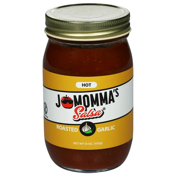 JoMomma's Salsa Salsa, Roasted Garlic, Hot