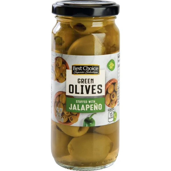 Superior Selections by Bst Ch Green Olives Stuffed with Jalapeño
