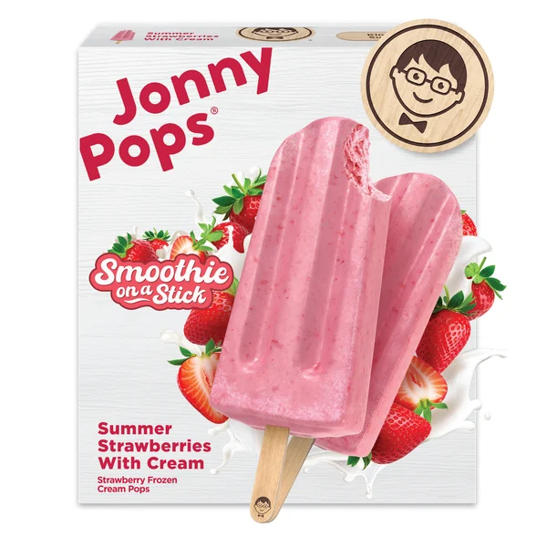 JonnyPops Summer Strawberries with Fresh Cream