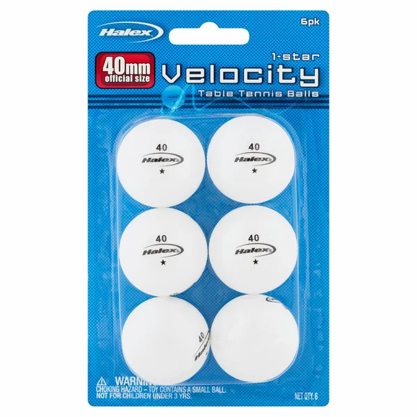 Halex 1-star Velocity Table Tennis Balls