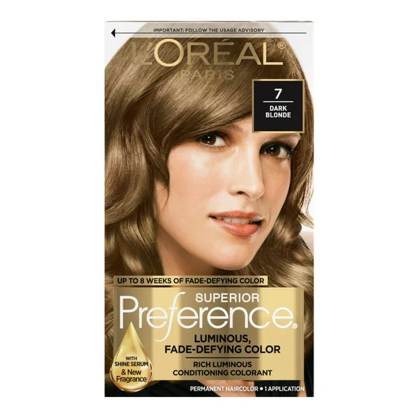 L'Oreal Permanent Hair Color, 7 Dark Blonde