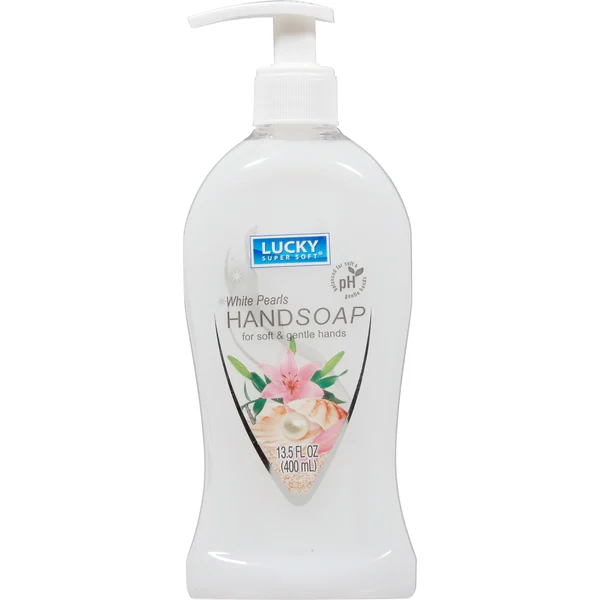 Lucky Super Soft Hand Soap, White Pearls