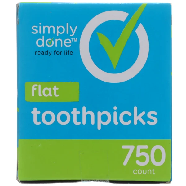 Simply Done Flat Toothpicks