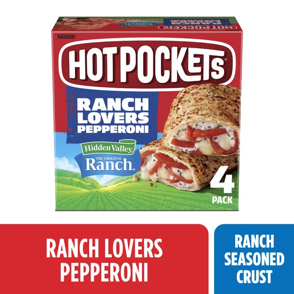 Hot Pockets Ranch Lovers Pepperoni Ranch Seasoned Crust