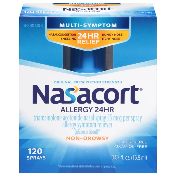 Nasacort Multi-Symptom Original Prescription Strength 24HR Non-Drowsy Allergy