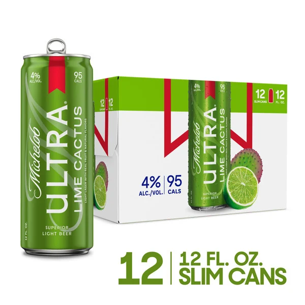 Michelob ULTRA Lime Cactus Light Beer Slim Cans
